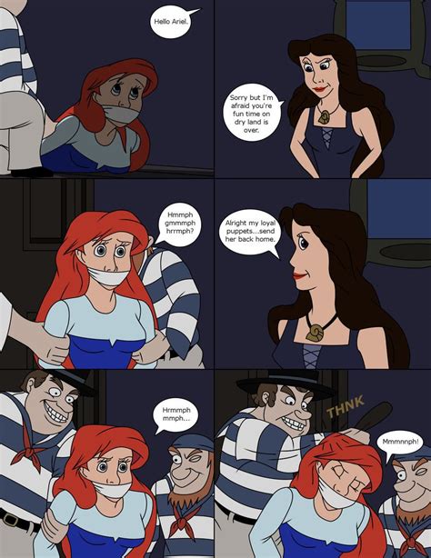 Pin By Emi Kat On Ariel With Other Girls Comic Page Cartoon Disney