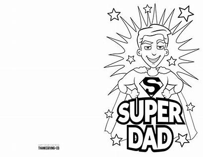 Cards Father Printable Fathers Dad Super Card