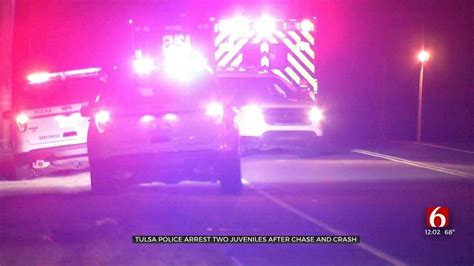 Tulsa Police Two Juveniles Arrested After Car Chase