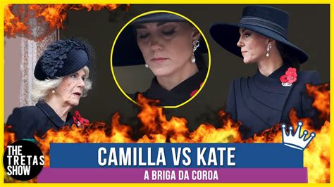 Kate Bate De Frente Com Camilla A Princesa Fez Gesto Discreto Para Colocar A Rainha No Seu