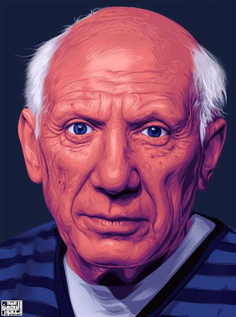 Pablo Picasso Vector art on Behance