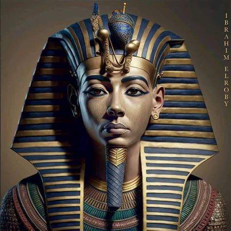 tutankhamun using midjourney art artificial intelligence egyptian art egyptian kings