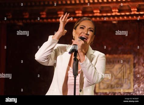 New York Ny Usa 28th Aug 2019 Shoshana Bean At The Press Conference For Feinsteins 54