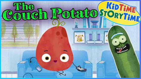 The couch potato has everything he needs within reach of his sunken couch cushion. THE COUCH POTATO 🥔Kids Book Read Aloud - YouTube