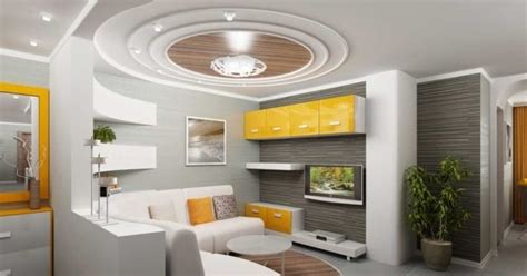inspirasi  plafon rumah gypsum ruang tamu mewah gambar minimalis
