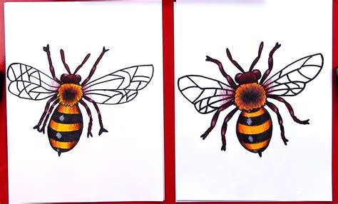 How To Draw A Bee 10 Easy Drawing Projects