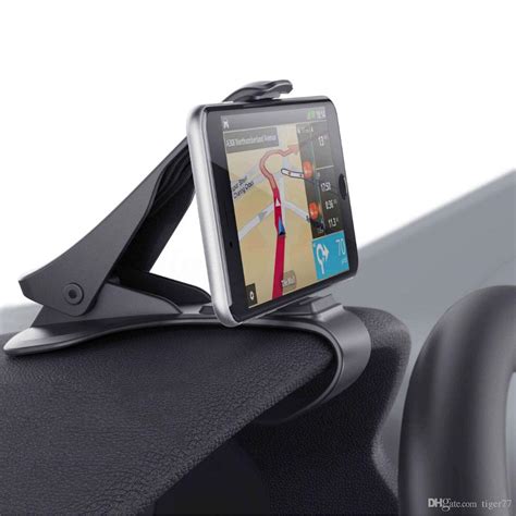 Universal Clip On Car Hud Gps Dashboard Mount Cell Phone Holder Non
