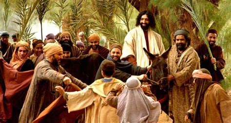 Palm Sunday The Triumphal Entry Of Jesus Into Jerusalem