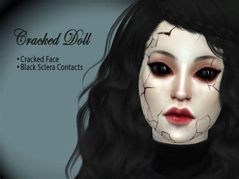Sims 4 Ccs The Best Cracked Doll Set By Hutzu