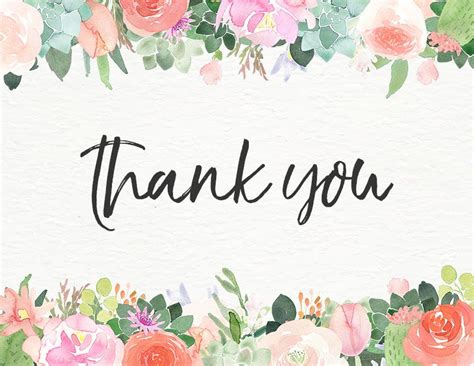 Free Printable Thank You Cards You Can T Miss The Cottage Market