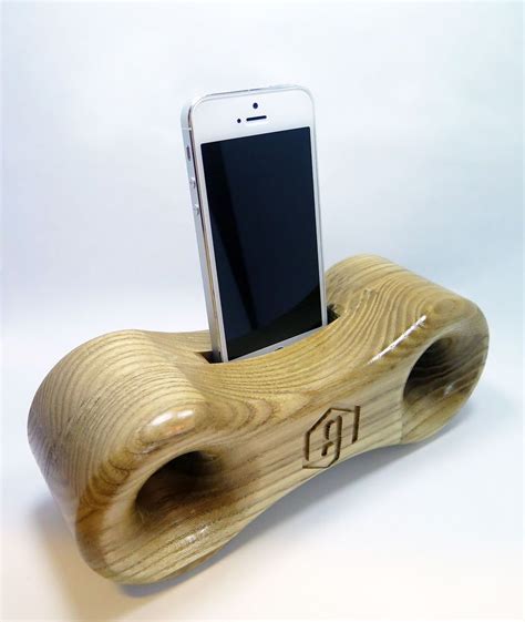 Wooden Acoustic Amplifier Speaker Dock For Iphone 6 5s5