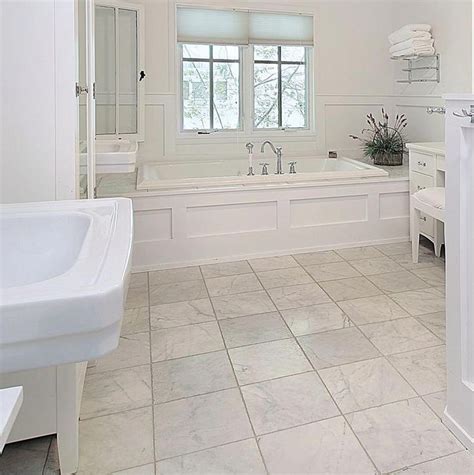 Bianco Carrara 12x12 Polished Marble Tile Bathroomremodel Bathroom