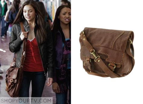 The Vampire Diaries Season 1 Episode 1 Elenas Brown Leather Bag