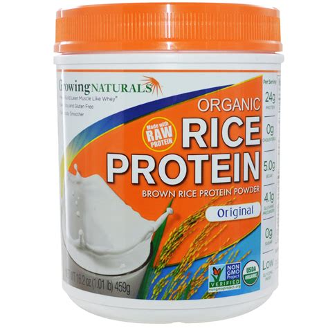 Buy Organic Raw Brown Rice Protein Growing Naturals In Australia