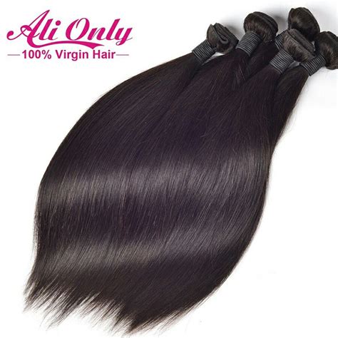 8A Unprocessed Peruvian Straight Virgin Hair Peruvian Hair 100