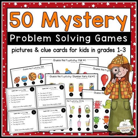 Mystery Problem Solving Activities Problem Solving Activities