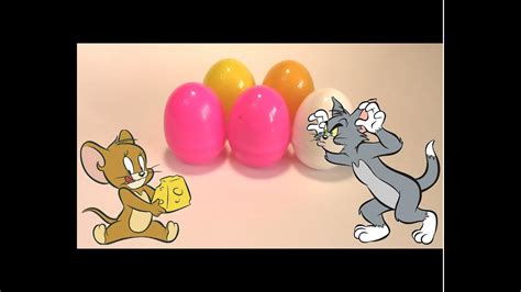 Tom Jerry Toys Opening Surprise Eggs Big Eggs Kinder Surprise