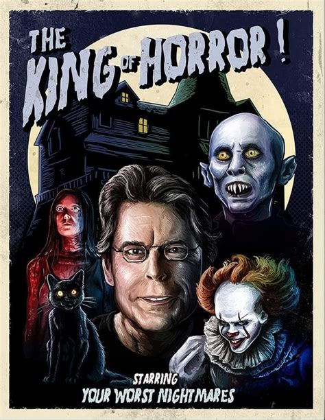 The King Of Horror By Pawel Hudeczek Artstation Stephen King