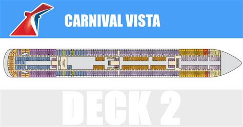 Carnival Vista Deck 2 Activities And Deck Plan Layout