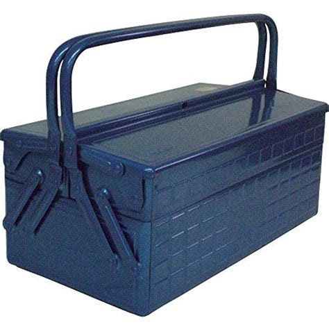 Trusco Tool Box With 2 Cantilever Tray Gl 410 B Tool Box Blue Box