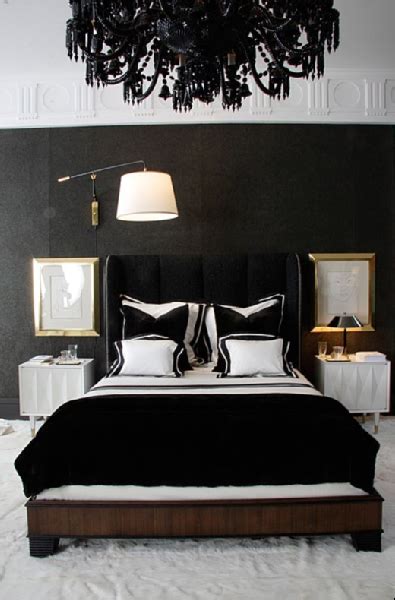 Black Velvet Headboard Contemporary Bedroom
