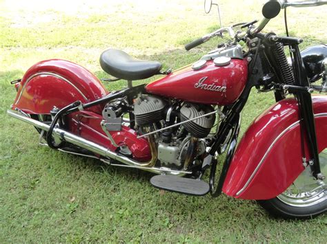 Restored Indian Chief 1947 Photographs At Classic Bikes Restored
