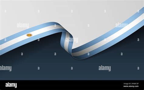 Argentina Ribbon Flag Background Element Of Impact For The Use You