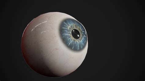 3d Model Human Eye Realtime Pack Vr Ar Low Poly Cgtrader