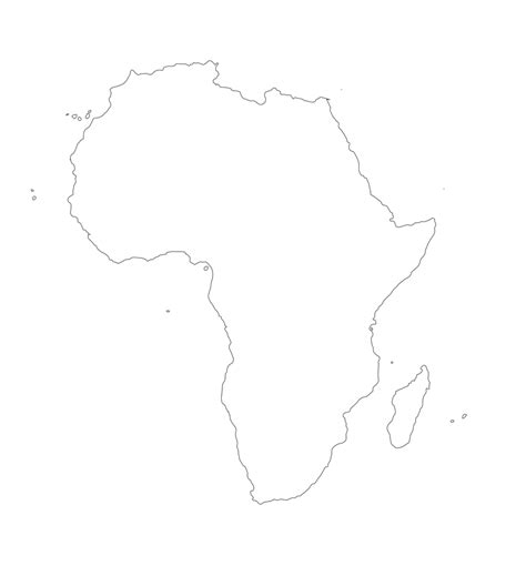 Mapa Fisico Mudo De Africa En Blanco Y Negro Images Images My XXX Hot