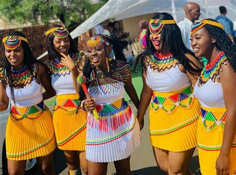 This Traditional Zulu Wedding Attire Worn By Umemulo Bride Is Too Cute