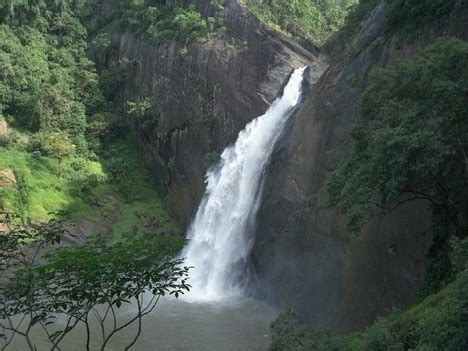 Natural Beauty Of Matale Dunhinda Waterfall Of Sri Lanka