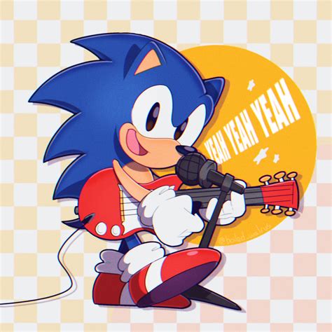 Sonic On The Guitar 😳 Oc Rsonicthehedgehog