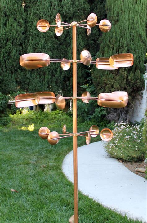 Stanwood Wind Sculpture Kinetic Copper Spinner Quaking Aspen In 2020