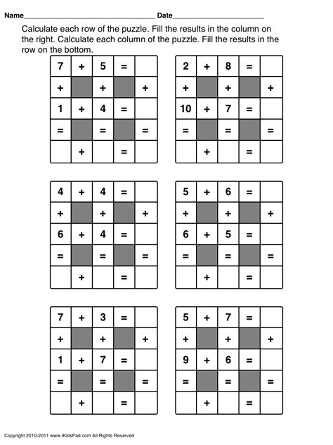 math worksheets for 1st grade - Google Search | Maths puzzles, Fun math