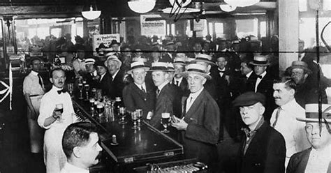 A Crowded Bar In New York City The Night Before The Prohibition Went