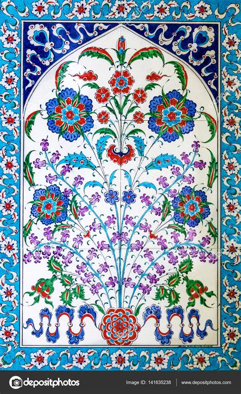 Mosaic Tile Decoration Turkish Oriental Pattern Stock Photo Vlada