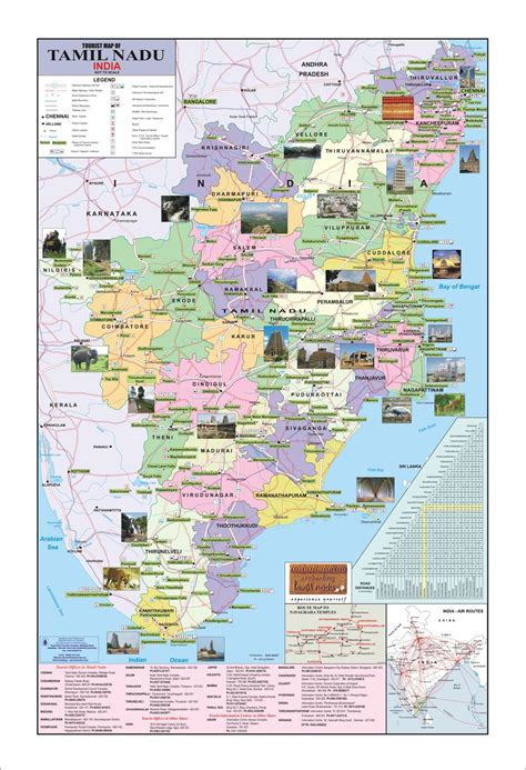 A Large Map Of India With All The Major Cities And Their Respective