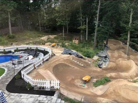 How To Build A Backyard Dirt Pumptrack Dirt Bike Track Backyard