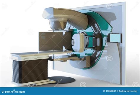 Linear Accelerator X Ray Tomography Royalty Free Stock Photo