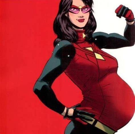 In This Preview Of The Upcoming Spider Woman Series Jessica Drew Is Noticeably Pregnant