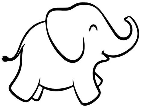 Desenho De Um Elefante Para Colorir Momsorama