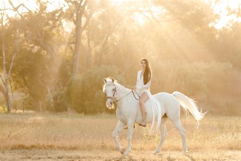 Ethereal Equine Photo Shoot Elizabeth Hay Photography White Arabian