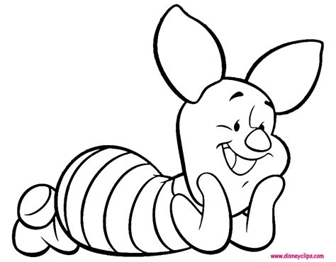 Disney Piglet Coloring Pages Coloring Pages