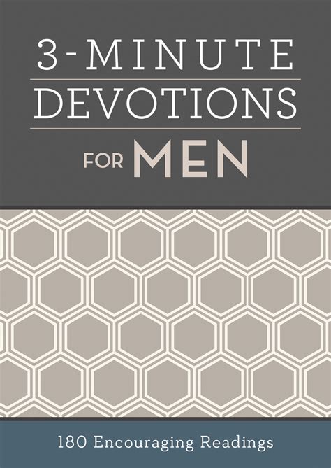 3 Minute Devotions For Men By Barbour Fast Delivery At Eden