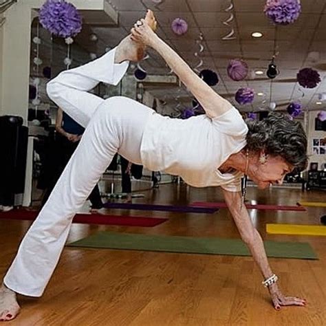 Year Old Yoga Instructor Reveals The Secret To A Long Healthy Life