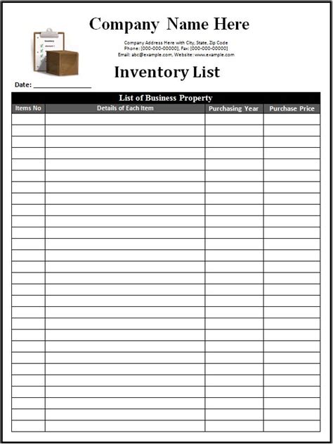 3 Inventory Templates Spreadsheet Excel Word Excel Formats