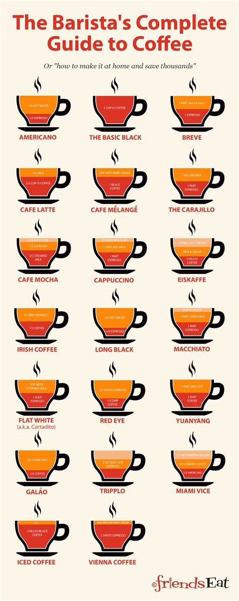 Coffee Types Infographic