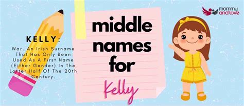 Unique And Inspiring Middle Names For Kelly Mommy And Love
