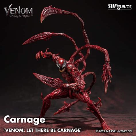 Pre Order Bandai Tamashii Nations Shfiguarts Carnage Venom Let