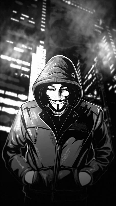Anonymous Hoodie Guy Iphone Wallpaper Iphone Wallpapers Iphone